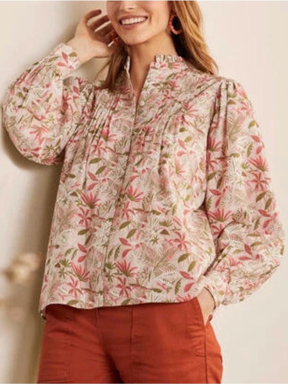 Boden Miranda Floral Blouse US 6